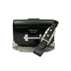 PRADA 1BH018 schwarze Kaie Leder Saffiano Clutch und Mini-Crossbody 157294619 [P]