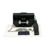 PRADA 1BH018 schwarze Kaie Leder Saffiano Clutch und Mini-Crossbody 157294619 [P]
