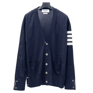 Thom Browne Men's 4-Bar Classic Merino Wool Cardigan 31800977