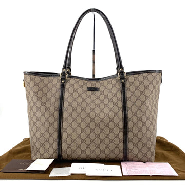 GUCCI GG Supreme Shopper Bag Large 197954 157294676