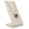 Hermes Pop H necklace Rose Gold Black Large 37351 157295915 [P]