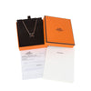 Hermes Pop H necklace Rose Gold Black Large 37351 157295915 [P]