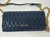 MIU MIU マテラッセ ネイビー WOC 6TMIW20162 157295928 [P]