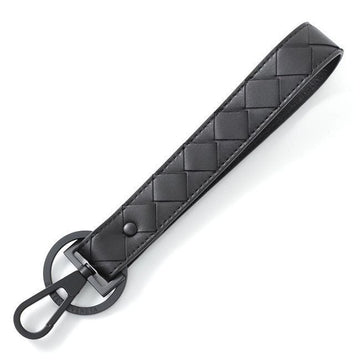 Bottega Veneta Intrecciato Key Holder Car Keyring Black 607492 VCPQ1 8984 33222600