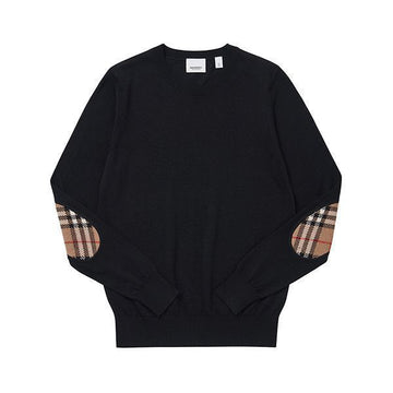 BURBERRY Strickpullover mit Patchwork-Check-Muster für Damen 68489619