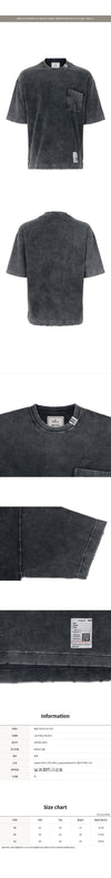 MAISON MIHARA YASUHIRO Thermal T-Shirt Black Bleached 157297806 [P]