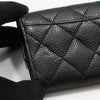 CHANEL ブラックキャビアシルバーアクセントクラシック名刺カードケース AP0214 157299946 [P]