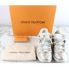 Louis Vuitton Zigzag Metallic Leather Sneakers 6(250) 157300064 [P]