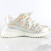 Louis Vuitton Zigzag Metallic Leather Sneakers 6(250) 157300064 [P]