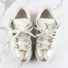 Louis Vuitton Zigzag Metallic Leather Sneakers 6(250) 157300064 [P]