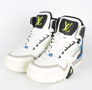 Louis Vuitton Limited Edition High-Top Sneakers Blue 6.5 (255) 157300113