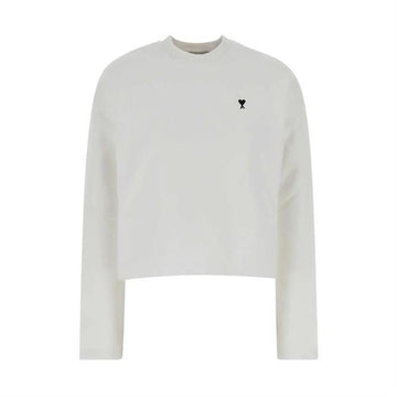 AMI Baumwoll-Kurtz-Sweatshirt FSW766 730 100 157301099