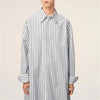 AMI Cotton Wide Shirt Dress 157301102 [P]