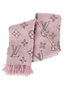 Louis Vuitton Silk Wool Shine Logo Mania Muffler 157301196 [P]