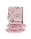 Louis Vuitton Silk Wool Shine Logo Mania Muffler 157301196 [P]