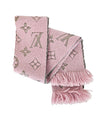 Louis Vuitton Silk Wool Shine Logo Mania Muffler 157301196 [P]