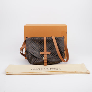 Louis Vuitton Monogram Perforated Samour Shoulder Bag 156980216