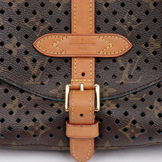 LOUIS VUITTON MMモノグラムパフォレートソミュールショルダーバッグ 156980216 [P]