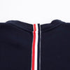 THOM BROWNE メンズ ネイビー センターバッグ ストライプ ロングスリーブ Tシャツ 157160627 [P]