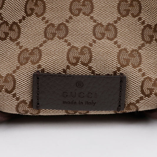 Gucci Drawstring GG Canvas Backpack Brown 157223023