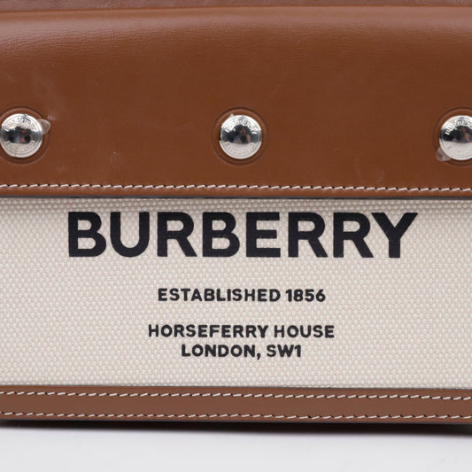 Burberry Mini Pocket Detail Horseberry Print Shoulder Bag Brown 157226518