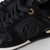 LOUIS VUITTON ランウェイ ゴールド スニーカー ブラック 38(250) 157301524 [P]