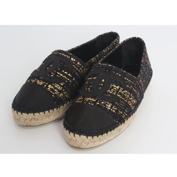 CHANEL Tweed Espadrille Mule Slip-On 36(230) 157301842