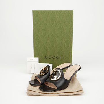 GUCCI GG Interlocking Heel Slipper 35,5 157116050