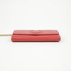 Salvatore Ferragamo Gancini Wallet Crossbody Bag Red 157223028 [P]