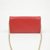 Salvatore Ferragamo Gancini Wallet Crossbody Bag Red 157223028 [P]