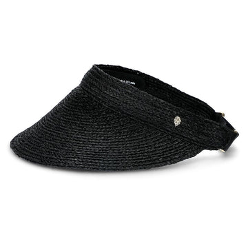 HELEN KAMINSKI 26SS KURSTIN Visier Sonnenhut HAT50305 CHARCOAL 157302116