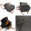 CELINE トリオンフ キャンバス タン カーフスキン ボニー バックパック 118702CAS.04LU 157302973 [P]