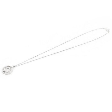 Tiffany & Co 925 Sterling Silver Atlas Circle Necklace CO56334TF 157303035
