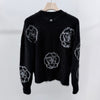 CHANEL キャメリア カシミア レディース ニット ブラック 36 157303266 [P]