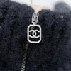 CHANEL Damen Kapuzenjacke aus Kaschmir Schwarz 48 157303274 [P]