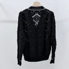 CHANEL Cashmere Women's Knit Cardigan Black 157303314 [P]