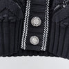 CHANEL Cashmere Women's Knit Cardigan Black 157303314 [P]