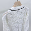 CHANEL Cashmere Women's Knit Cardigan White 157303337 [P]