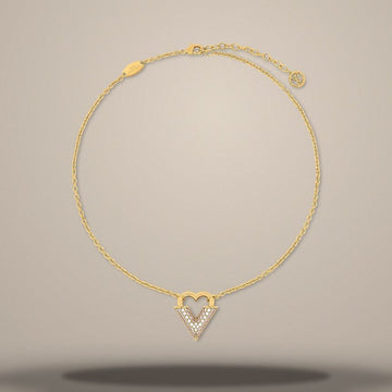 LOUIS VUITTON エッセンシャル ラブ ネックレス ゴールドカラー 157304169