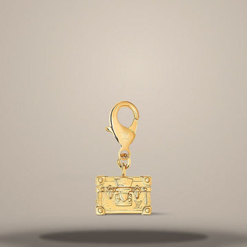 LOUIS VUITTON Petite Mal LV Charm Metall in Gold Farbe M03949 157304258