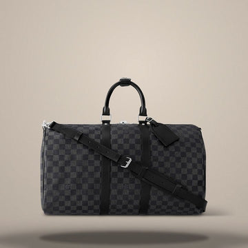 Louis Vuitton Keepall 45 Bandouliere Damier Graphite Canvas, Cotton Lining, Leather Trimming N41418 157304264