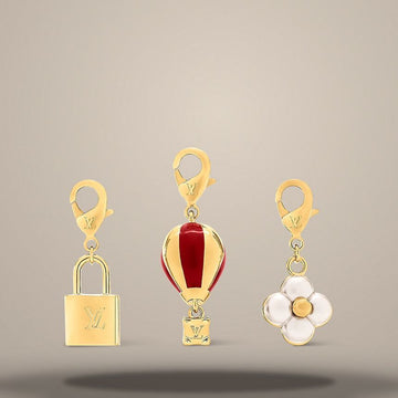 Louis Vuitton Gold Metal LV Charm Set M03003 157304270