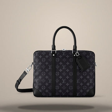 Louis Vuitton Porte-Documents Voyag PM Monogram Eclipse Coated Canvas M46457 157304405