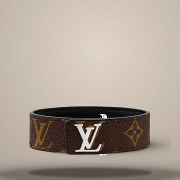 LOUIS VUITTON スリム ブレスレット モノグラム コーティング キャンバス M4166 157304708