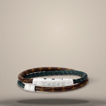 LOUIS VUITTON ダブルスピンモノグラムヘリテージブレスレット 157304714