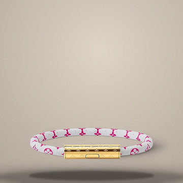LOUIS VUITTON Confidential Armband Weiß M4691 157304725