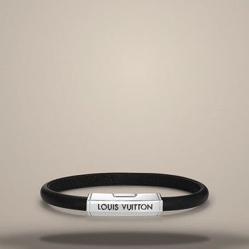 LOUIS VUITTON Klip It Armband aus Leder und Messing M8119 157304726