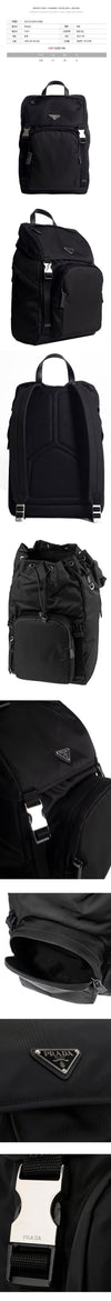 PRADA 三角ロゴテスートバックパック ブラック 2VZ135 2DMG F0002 141448188 [P]