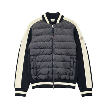 Moncler Midnight Blue Padded Knit Zip-Up Men's Jacket 100 157306434