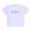 Ganni Crochet Logo Embroidered Women's T-Shirt 157224821 [P]
